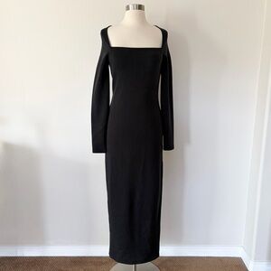 HILL X SARAH NWT The Harper Dress Black Medium M